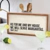 Petals And Blooms Home Decor Signs + Wall Decor We Will Serve Margaritas Sign
