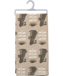 Petals And Blooms Home Decor "Never Stop Looking Up" Bunny Tea Towel Kitchen Essentials