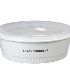 Petals And Blooms Home Decor White Casserole Dishes