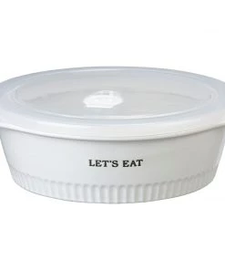 Petals And Blooms Home Decor White Casserole Dishes