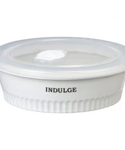 Petals And Blooms Home Decor White Casserole Dishes