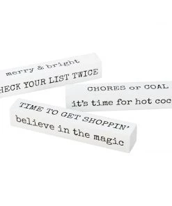 Petals And Blooms Home Decor Christmas Decor Days 'Til Christmas Block Countdown