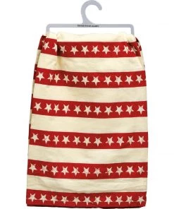 Petals And Blooms Home Decor Stars & Stripes Forever Kitchen Towel