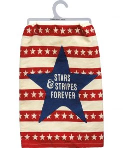 Petals And Blooms Home Decor Stars & Stripes Forever Kitchen Towel