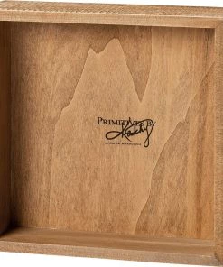 Petals And Blooms Home Decor White Bunny Block Sign Signs + Wall Decor