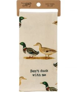 Petals And Blooms Home Decor Kitchen Essentials Don't Duck With Me Kitchen Towel