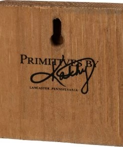 Petals And Blooms Home Decor Signs + Wall Decor Tractor With Flag Block Sign