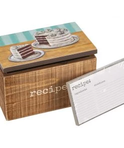 Petals And Blooms Home Decor Kitchen Essentials Red Velvet Cake Recipe Box