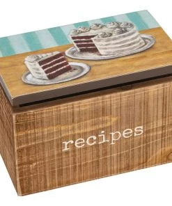 Petals And Blooms Home Decor Kitchen Essentials Red Velvet Cake Recipe Box