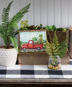 Petals And Blooms Home Decor Plants Green Thumb Nursery Block Sign Everyday Decor