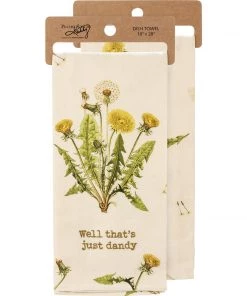 Petals And Blooms Home Decor Well That's Just Dandy Kitchen Towel