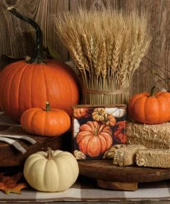 Petals And Blooms Home Decor Block Sign - P Umpkins