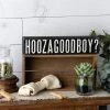 Petals And Blooms Home Decor Signs + Wall Decor HOOZAGOODBOY Dog Block Sign