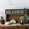 Petals And Blooms Home Decor Table Top Decor HOOZAGOODGIRL Dog Block Sign