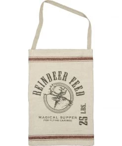 Petals And Blooms Home Decor Christmas Decor Reindeer Feed Bag