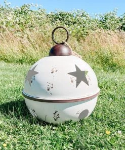 Home Decor Sales 29 Petals And Blooms Decor Jumbo White Jingle Bells | Medium Christmas Decor