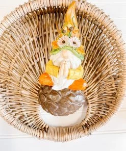 Petals And Blooms Home Decor Resin Autumn Gnome Doing Yoga