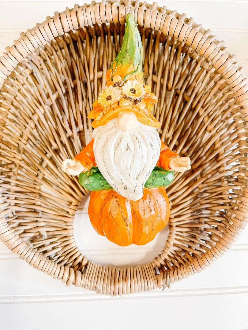 Petals And Blooms Home Decor Resin Autumn Gnome Doing Yoga 2 Petals And Blooms Home Decor Resin Autumn Gnome Doing Yoga