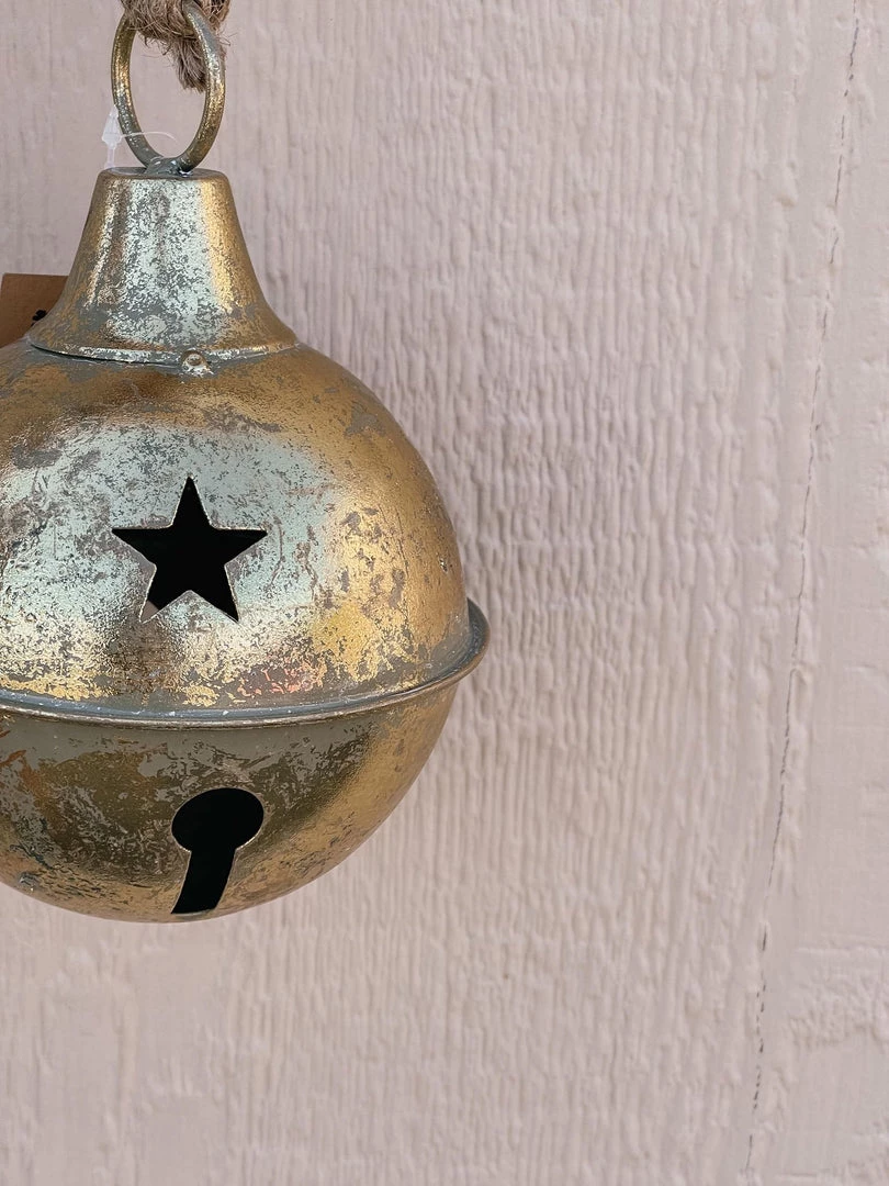 Petals And Blooms Home Decor Antiqued Finish Jingle Bells | Medium 2 Petals And Blooms Home Decor Antiqued Finish Jingle Bells | Medium