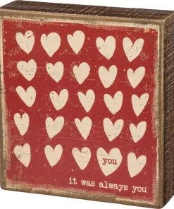 Petals And Blooms Home Decor It Was Always You Block Sign Signs + Wall Decor