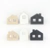 Petals And Blooms Home Decor Wood Chunky Houses (double Sided) | 3 Assorted