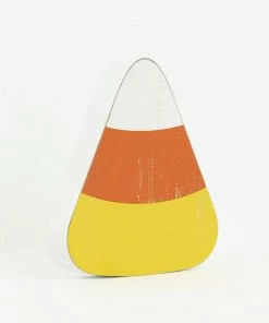 Petals And Blooms Home Decor Fall & Halloween Decor Wood Candy Corn Cutout | Medium