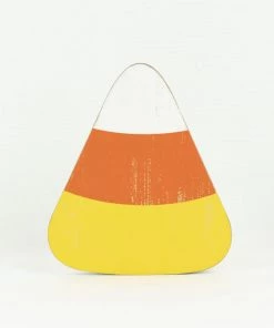 Petals And Blooms Home Decor Fall & Halloween Decor Wood Candy Corn Cutout | Medium