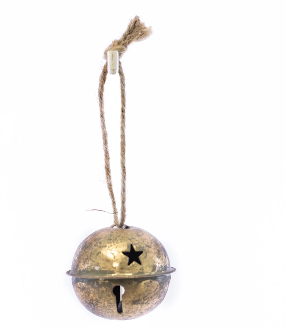 Petals And Blooms Home Decor Christmas Decor Antiqued Finish Jingle Bell | Extra Small 1 Petals And Blooms Home Decor Christmas Decor Antiqued Finish Jingle Bell | Extra Small