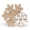 Petals And Blooms Home Decor Alpine Snowflake Sit-A-Bout | Small