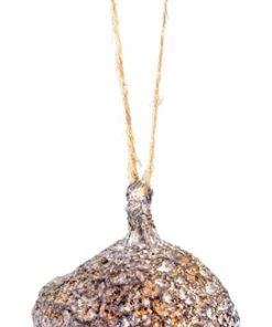 Petals And Blooms Home Decor Fall & Halloween Decor Small Golden Acorn Ornament