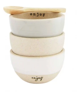 Petals And Blooms Home Decor Enjoy Stoneware Ramekin Set