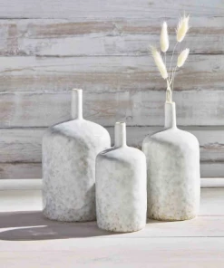 Petals And Blooms Home Decor Vases & Pots Long Neck Reactive Glaze Vase | Small
