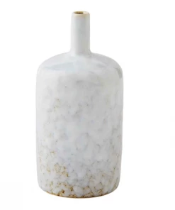 Petals And Blooms Home Decor Vases & Pots Long Neck Reactive Glaze Vase | Small