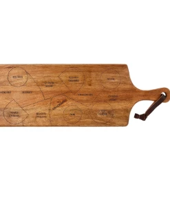 Petals And Blooms Decor Charcuterie Serving Board W/ Sections