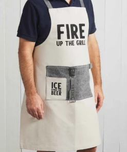 Petals And Blooms Home Decor Fire Up The Grill Apron Kitchen Essentials