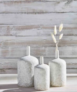 Petals And Blooms Home Decor Long Neck Reactive Glaze Vase | Large