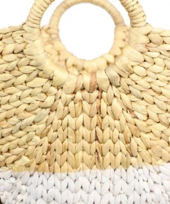 Petals And Blooms Home Decor Beige Water Hyacinth Rattan Basket | Small Home Décor