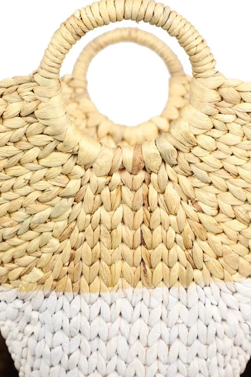 Petals And Blooms Home Decor Beige Water Hyacinth Rattan Basket | Small Home Décor 2 Petals And Blooms Home Decor Beige Water Hyacinth Rattan Basket | Small Home Décor