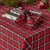 Petals And Blooms Home Decor Glad Tidings Plaid Tablecloth Christmas Decor