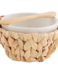 Petals And Blooms Home Decor Water Hyacinth Dip Bowl Set
