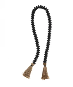 Petals And Blooms Home Decor Black Decor Beads With Tassel Everyday Decor
