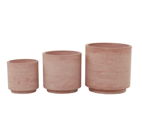 Petals And Blooms Home Decor Pink Palace Fiber Clay Planter | Small Vases & Pots 2 Petals And Blooms Home Decor Pink Palace Fiber Clay Planter | Small Vases & Pots