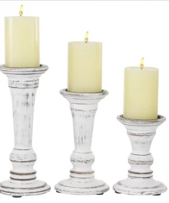 Petals And Blooms Home Decor Country Cottage Candle Holder | Large