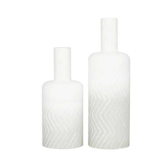 Petals And Blooms Home Decor Vases & Pots Chevron Modern Vases 2 Petals And Blooms Home Decor Vases & Pots Chevron Modern Vases