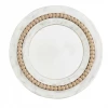 Petals And Blooms Home Decor Two Toned Beaded Mirror In Small