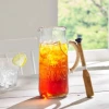 Petals And Blooms Decor Lake Drinks Glass Pitcher