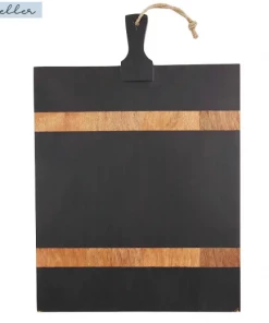Petals And Blooms Home Decor Black Paddle Board Charcuterie & Wood Accessories