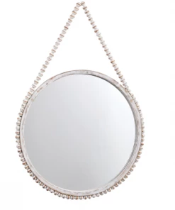 Petals And Blooms Home Decor Hanging Beaded Mirror Everyday Decor