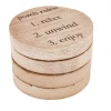 Petals And Blooms Home Decor Kitchen Essentials Wood Porch Coaster Set Of 4