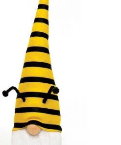 Petals And Blooms Decor Bee Stripe Gnomes | 2 Assorted